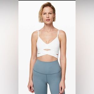 NWT Lululemon Still Now Bra (Magenta)